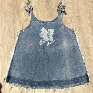 Guess Blue Denim Kids Dress